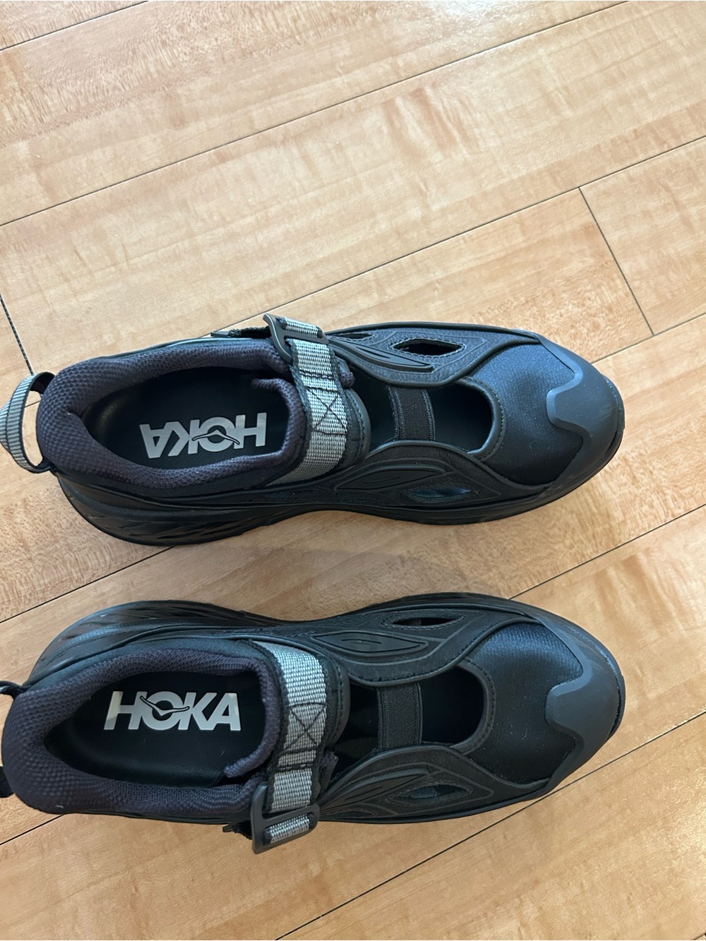New W/O Box - Hoka One One Stinson Breeze Black Carbon Black - 8 - Picture 4 of 5